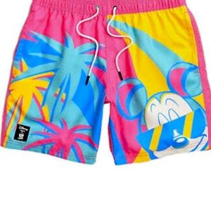 NEFF BRAND - DECO MICKEY HOT TUB SWIM SHORTS
